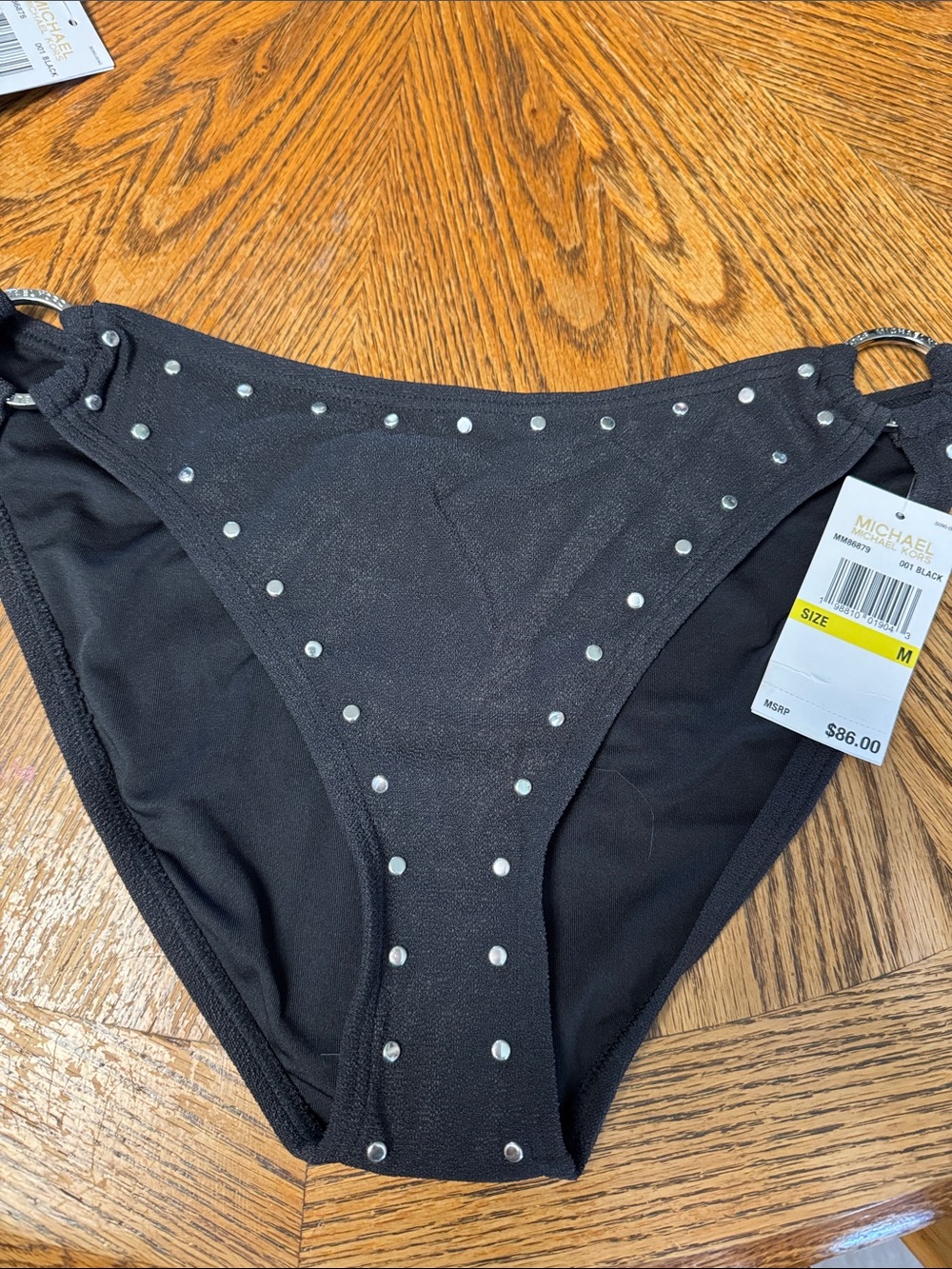 Michael Kors NWT Black Studded High-Neck SEXY Two-Piece Bikini - Picture 7 of 8